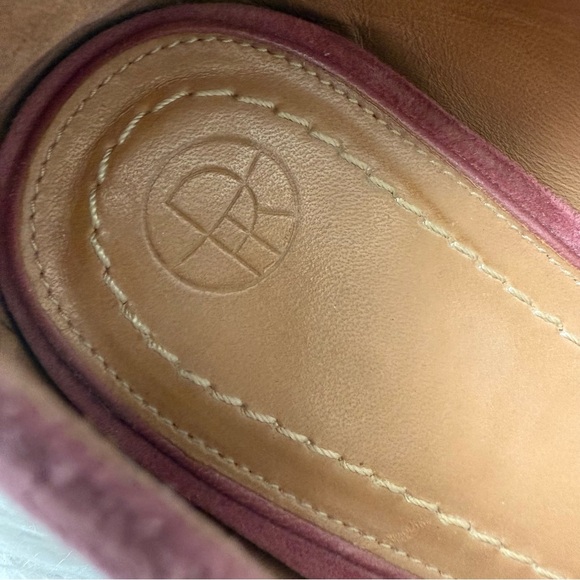 THE ROW Noelle Pink Suede Slipper Loafers Size 37 (7) - Picture 7 of 10